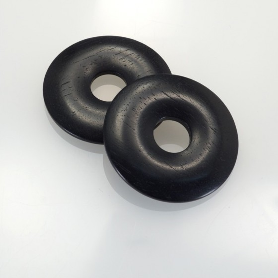 Ref. 828 Rondelle pi en ébène