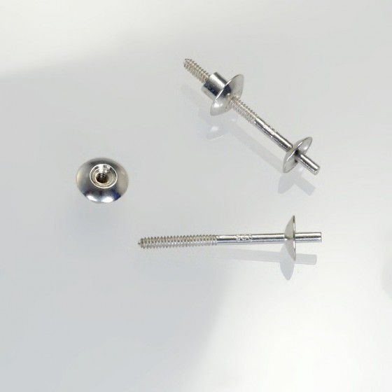 Ref. 227 Poussettes d'oreille double à visser