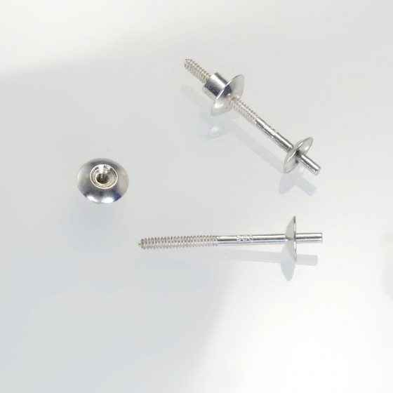 Ref. 227 Poussettes d'oreille double à visser