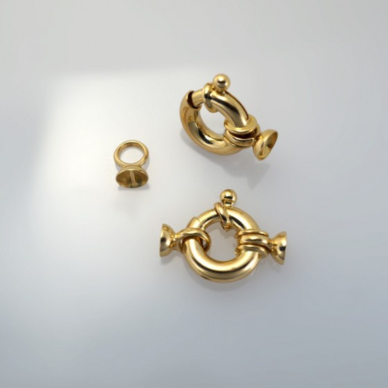 Ref. 143/1 Anneaux à ressort décoratifs avec capsules